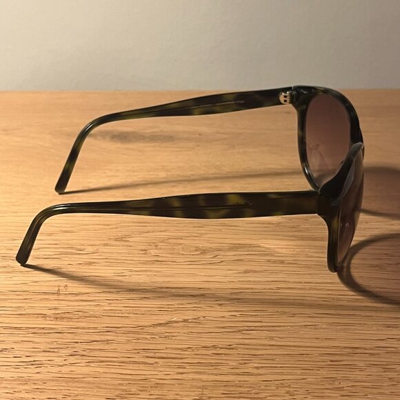 3.1 Phillip Lim MARGOT Green Tortoise Shell Sunglasses - Picture 7 of 9